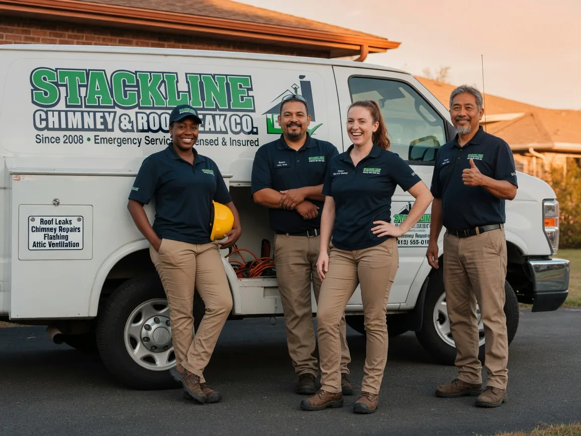Chimney flashing repair company in Hustler, WI